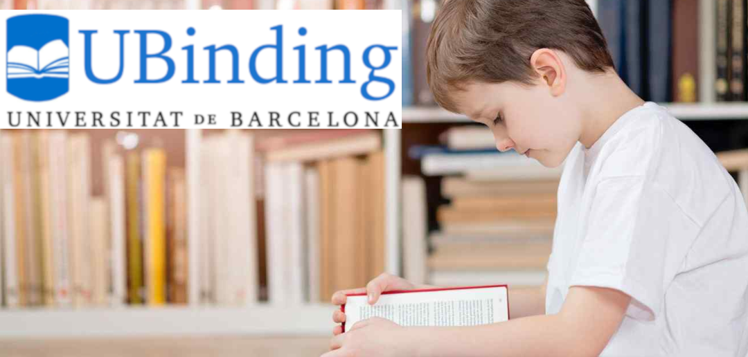 Infant treballant habilitats lectores amb el programa UBinding a El Cau d’Activitats de Terrassa