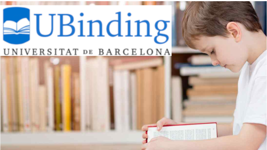 Infant treballant habilitats lectores amb el programa UBinding a El Cau d’Activitats de Terrassa